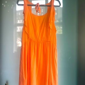 BCBG peach dress
